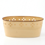 Choc Oval Clover Planter Large 25X17X11 Choc Oval Clover Planter Large 25X17X11