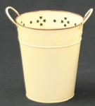 Choc Round Clover Bucket W/Handles Large17X20 Choc Round Clover Bucket W/Handles Large17X20