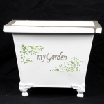 Footed Rectangle My Garden Planter Footed Rectangle My Garden Planter