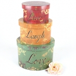 3Pc Oval Gift Box