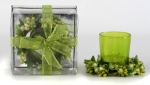 1Pc Candle Beaded Set Green
