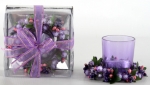 1Pc Candle Beaded Set Lilac