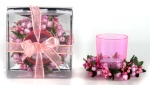 1Pc Candle Beaded Set Pink