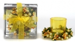 1Pc Candle Beaded Set Yellow