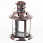 Lantern Round Plain 13Cm Clear