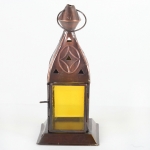 Lantern Square 16Cm Amber