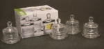 Round Butterdish Small Set 4