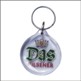 CLEAR ACRYLIC KEYRING