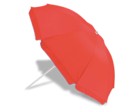 Tilt Head Beach Umbrella - Red