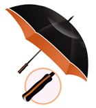 Two Tone Rim Umbrella - Avail in: Orange