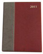 A4 2 Tone Excutive Diary - Avail in: Maroon