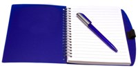 Lined Notebook And Pen - Avail in: Navy