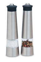 Twist Salt and Pepper Grinder Set - Silver