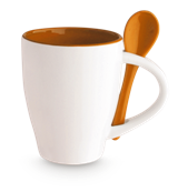 Mug 'n Spoon - Orange