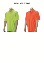 Men Reflective Golf Shirt