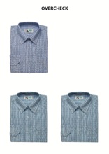 Mens Overcheck Lounge Shirt - Long Sleeve