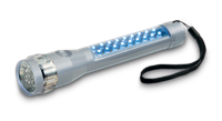 Flashing LED Torch - Silver