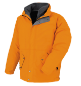 3 in 1 Windproof and Waterproof Parka - Orange