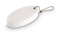 Float Keyring - White