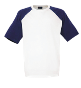 Jersey Raglan Sleeve T Shirt - Blue