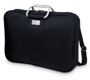 Metal Plate Briefcase - Black