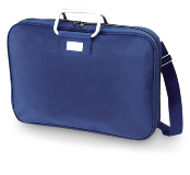 Metal Plate Briefcase - Blue