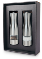 Salt and Pepper Grinder Set - Silver