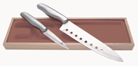 2 Piece Knife Set - Silver