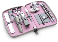 Zip Around Stationery Set - Pink