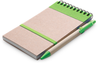 Eco Notepad & Pen - Lime