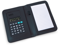 Abcus Calculator Notepad - Black