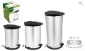 Aloe Stainless Steel Pedal Bin  - Min Order: 4 Units