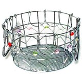 Chrome Basket With Jewels