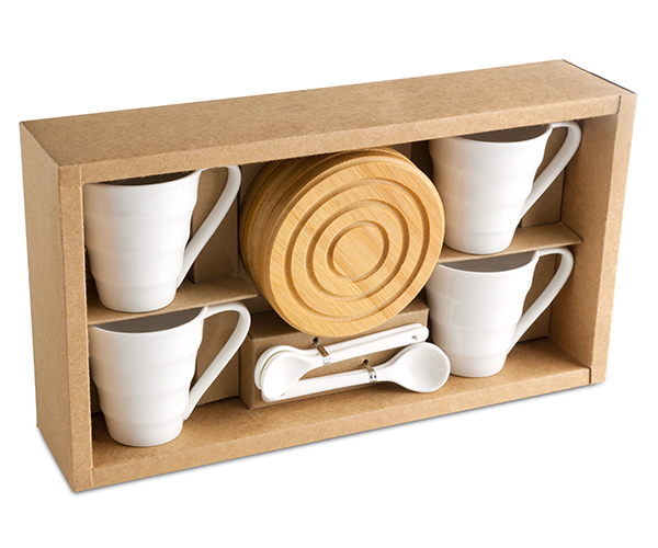 Walnut Espresso Set - Avail in: White