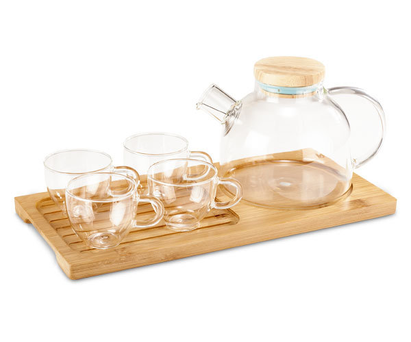 Elizabeth Infusion Tea Set - Avail in: Glass