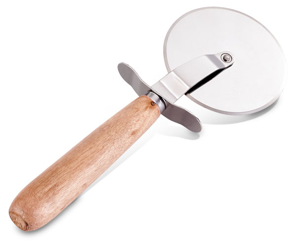 Wooden Handle Pizza Slicer