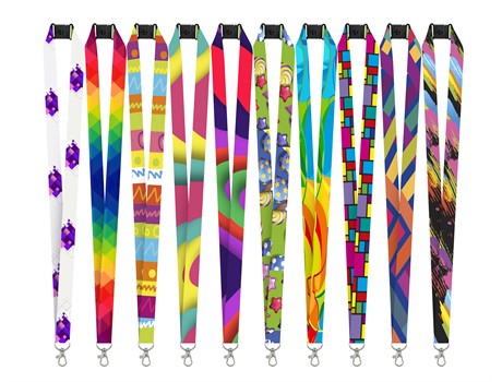 Kaleidoscope Satin Lanyard