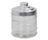 Harry Glass Jar - Avail in: Clear