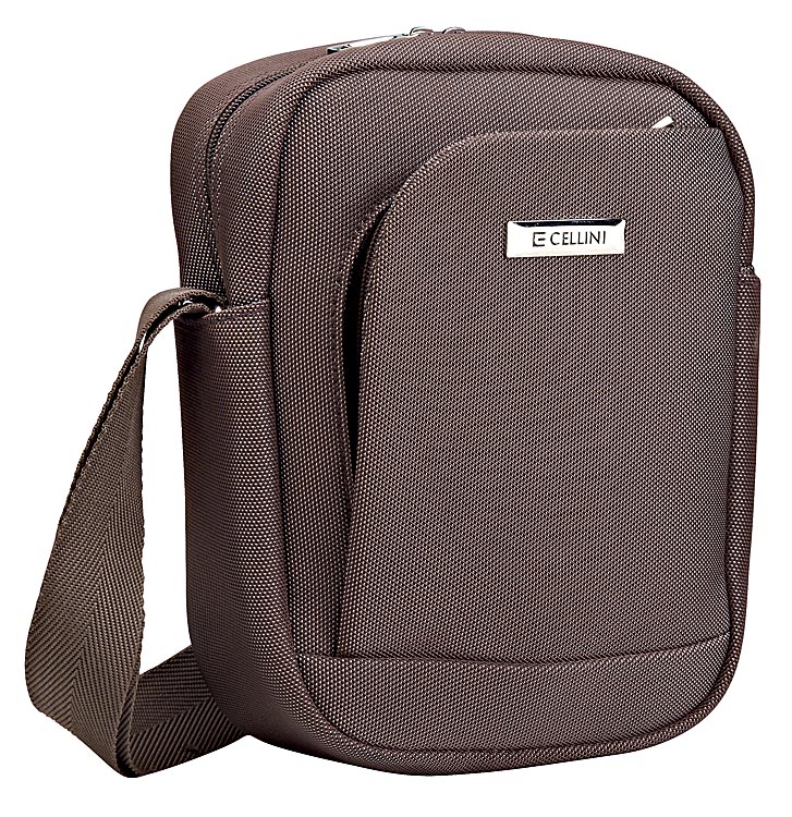 Cellini Air  Medium Shoulder Organiser Cordowan  Black