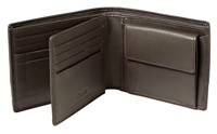 Cellini Centro  Tab Wallet Mocca  Black