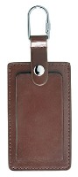 Cellini Travel Essentials  Leather Id Tagnatural/Brown  Black