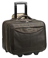 Cellini Monte Carlo  Overnight Business Trolley tan  Dark Chocol