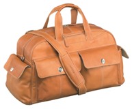 Cellini Monte Carlo  Multi Pocket Duffle Bag tan  Dark Chocolate