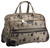 Polo Luggage Trolley Duffle - Black Gold Polo Luggage Trolley Duffle - Black Gold