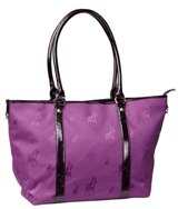Polo Synthetic Handbags Tote Shopper - Choc Black Purple Polo Synthetic Handbags Tote Shopper - Choc Black Purple