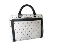Polo Synthetic Handbags Zip Around Business Case - Beige Blac Polo Synthetic Handbags Zip Around Business Case - Beige Blac