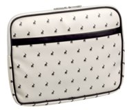 Polo Synthetic Handbags Laptop Cover - Beige Black Polo Synthetic Handbags Laptop Cover - Beige Black