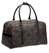Polo Synthetic Handbags Weekender - White/Grey Black/Brown Polo Synthetic Handbags Weekender - White/Grey Black/Brown