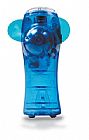 Transparent plastic flashlight fan