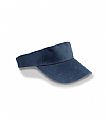 SUN VISOR HALF CAP, COTTON WITH ADJ VELCRO STRAP